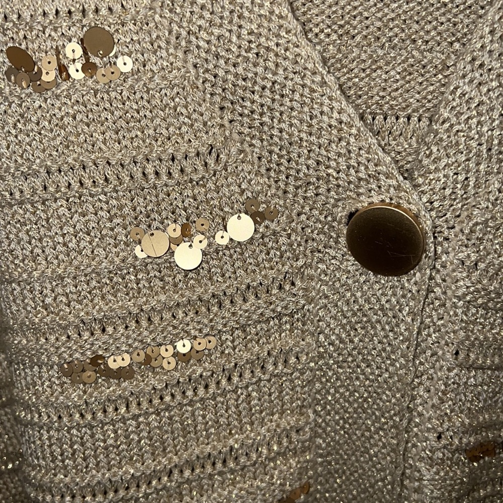 Gold Ruby Rd sweater - Picture 2 of 3